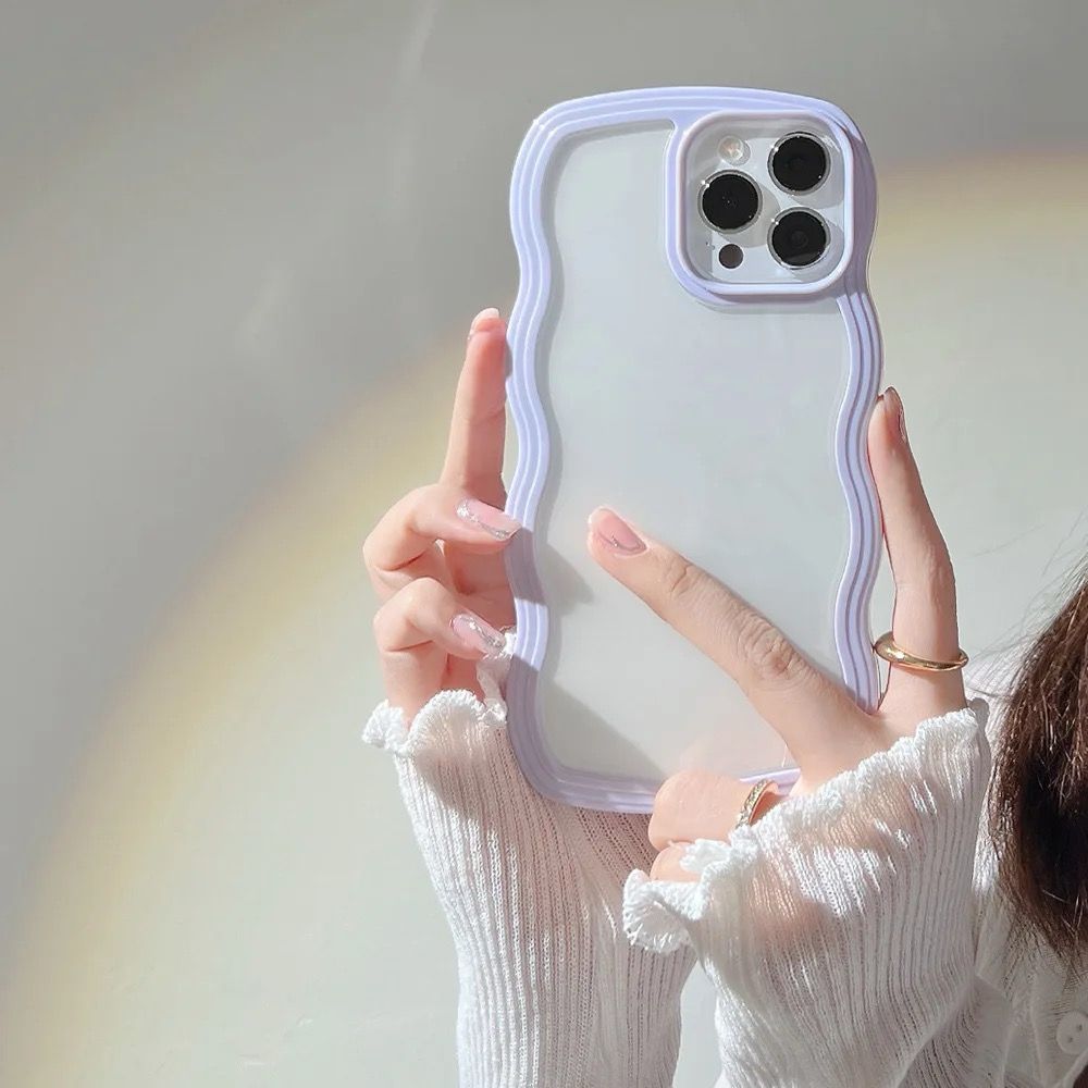 Wavy Clear Iphone Case