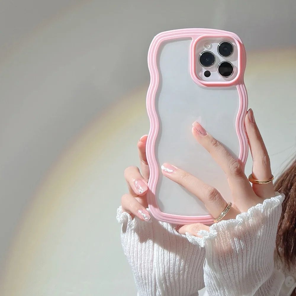 Wavy Clear Iphone Case